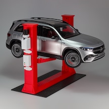 1/18 Ölçek V Hareketli Diorama Lifti, Diorama Aksesuarı, Garaj Dioraması, Kırmızı