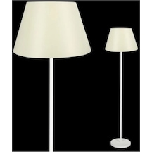 Modern Country Lambader Metal Abajur Beyaz Ml747