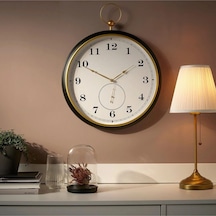 Kuttersmycke Duvar Saati, Siyah Renk Gold Detay 46 Cm Siyah - Gold