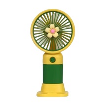 Mini Usb Fan, Taşınabilir, Farklı Renk Seçeneği Yeşil-sarı Diğer