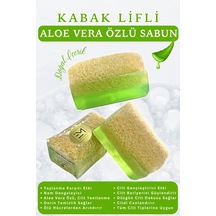 Doğal Kabak Lifli Aloe Vera Özlü Sabun Yaşlanma Karşıtı Etki Cilt