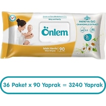 Önlem Papatya Özlü Islak Havlu Mendil 90x36 3240 Yaprak Islak Mendil