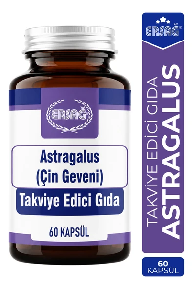 Ersağ Astragalus Çin Geveni Ekstraktı Takviye Edici Gıda 60 Kapsül