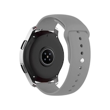 Huawei Watch Gt 3 Elegant 42mm İle Uyumlu 20mm Yumuşak Silikon Spor Kayış, Gümüş