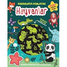 Karanlıkta Parlayan Kitaplar - Hayvanlar Parlayan Çıkartmalar İndigo Çocuk