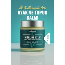 Heél Rescue Çatlak Topuk Yoğun Bakım Balmı 100 Gr, Shea & Çay Ağacı, Doğal Ayak Kremi