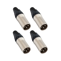 Hepa Merz SFC-M11-4X 3 Pinli XLR Konnektör (4 Adet)