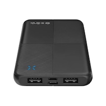 S-link Ip-g12n 10000mah Micro+usb+ Type-c Giriş+çıkış Siyah Taşınabilir Pil Şarj Cihazı Powerbank Çok Renkli