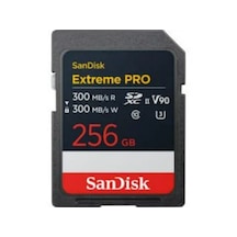 Sandisk SDSDXDM-256G-GN4IN Extreme Pro 256gb 300/300mb/s Sdxc V90 Uhs-ıı U3 8k/4k Uh Hafıza Kartı