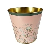 Popcorn Kutusu - Patlamış Mısır Kovası 13.5 Cm, Pink Açık Kahverengi