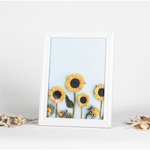 10x15 Ayaklı Beyaz Resim Fotoğraf Çerçevesi