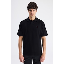 D's Damat Ds Damat Regular Fit Siyah Düz T-shirt 6hc144701222m 001