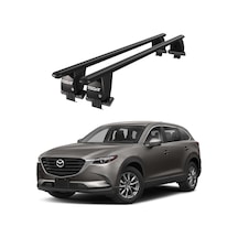Royal Mazda Cx-9 Iı 2016 Ve Sonrası Uyumlu Siyah Kilitli Ara Atkı Port Bagaj Tavan Barı