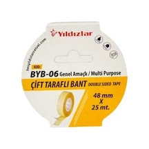 Yıldızlar Çift Taraflı Bant 45mmx25m - 2 Adet
