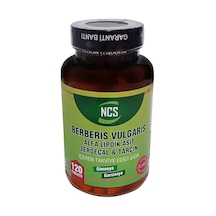 Ncs Berberis Vulgaris Alfa Lipoik Asit Tarçın Zerdeçal 120   Tablet