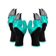 Erkekler Ve Kadınlar İçin Kazma Ve Dikim Amaçlı 2 Çift Su Geçirmez Pençeli Bahçe Eldiveni