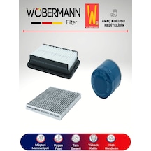 Wöbermann Hyundai İ30 1.4 Filtre Bakım Seti 2008-2011 3'lü Karbonlu