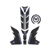 Yamaha Mt-07 2018-2020 Mavi-siyah Tank Pad Set