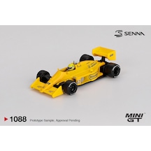 Mini Gt Bl 1088 Lotus 99t 12 Ayrton Senna 1987 Monaco Grand Prix Winner 1/64 Model Araba