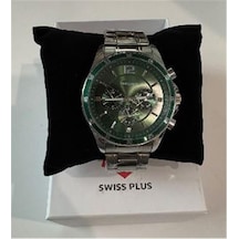 Swiss Plus Man Watch Basic Seri Model-2 St3516ags Green-silver Diğer