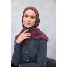 Silk Home Viskon Velora Eşarp Dört Mevsim Vişne 90x90 Çok Renkli