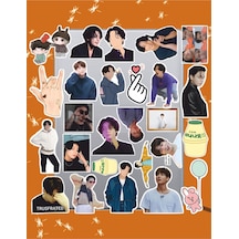 Jungkook Sticker Seti Laptop Ajanda Pc Tablet Telefon Defter Etiket Bullet Journal Diğer