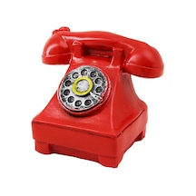 Ankesörlü Telefon Vintage Dekoratif Biblo 12x7.5cm Reçine 4801