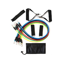 Hombey 11 Parça Tpe Egzersiz Direnc Bandı Seti - Kas Geliştirme, Yoga Ve Güç Antrenmanı İçin Çok Fonksiyonlu Egzersiz Aleti