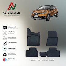 Renault Captur 2019 Sonrası Uyumlu Havuzlu Oto Paspas
