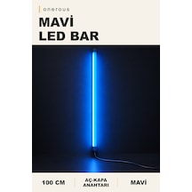 Onerous 100 Cm Mavi Led Bar, Anahtarlı, Dekoratif Aydınlatma