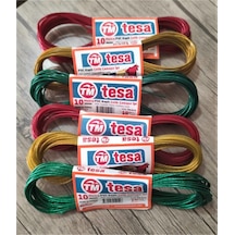 Çelik Çamaşır Ipi 6'lı 10 Mt X 6 Ad Çok Renkli Çelik Çamaşır Ipi 6'lı 10 Mt X 6 Ad Çok Renkli