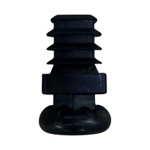 Cateksss 25x25 Mm Kademeli Plastik Rotil Ayak - Profil Ayağı Tezgah Ayarlı Ayak Siyah - 40 Lı Paket