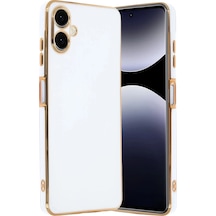 Hnrlıshp Newface Samsung Galaxy Uyumlu  A07 4g Volet Silikon - Beyaz