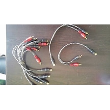 Amfi Kablosu Çoğaltıcı Rca Y Çatal Kablo