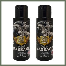 Bezos Hors Active Power Fantezili Etkilerde Vücut Masaj Yağı 60 Ml 2 Adet Bezos1