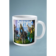 Fortnite Oyun Baskılı Kupa Bardak Çift Taraflı Baskı Kişiye Özel Model 1 Çok Renkli