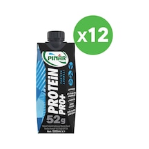 Protein Pro+ Vanilyalı 500 Ml 52g Protein, Şeker İlavesiz X 12 Adet