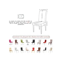 Deve Tüyü Yemek Sandalyesi Katı Streç Yemek Sandalyesi Koruyucu Kapak Slipcover Sandalye Etek Ofis Ziyafet Sandalye Dekorasyon