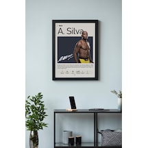 Anderson Silva Ahşap Çerçeveli Poster Tablo Spider Efsanesi Tasarım