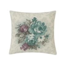 Dijital Baskı Bitki Ve Yaprak Desenli Dekoratif Yastık Kılıfı 45x45 Cm Fermuarlı, Yıkanabilir, Modern Doğal Tasarım, 4 Lü Set İç Yastık Dahil Değildir 50 x 22