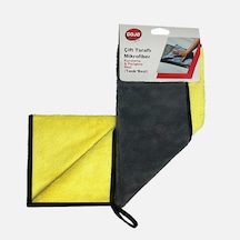 Gojo Mikrofiber Kurulama Parlatma Bezi Çift Taraflı 50x70cm 5'li Avantaj Paketi Mıchu