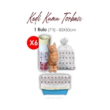 Rosie 6 Rulo Kedi Kumu Torbası 85 x 50 CM 7'li