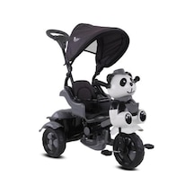 BabyHope  127 Little Panda 3 Tekerlekli Itmeli Bisiklet Gri
