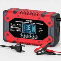 12v 6a Akıllı Hızlı Akü Şarj Cihazı - Lifepo4, Jel, Agm Ve Kurşun Asit Akü Şarjör Ve Onarım Cihazı Araba,