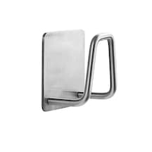 Yapışkanlı Metal Banyo Mutfak Eşya Askılığı Al4467 1 Adet Gümüş