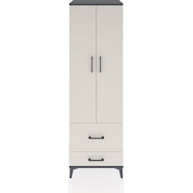 Hyperion Dolap 2 Raflı 2 Çekmeceli Tek Askılı 60x44x195 Antra... Antrasit Hyperion Dolap 2 Raflı 2 Çekmeceli Tek Askılı 60x44x195 Antra... Antrasit