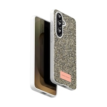 Onegif Samsung Galaxy A17 5g Bright Simli Kapak - Gold Altın