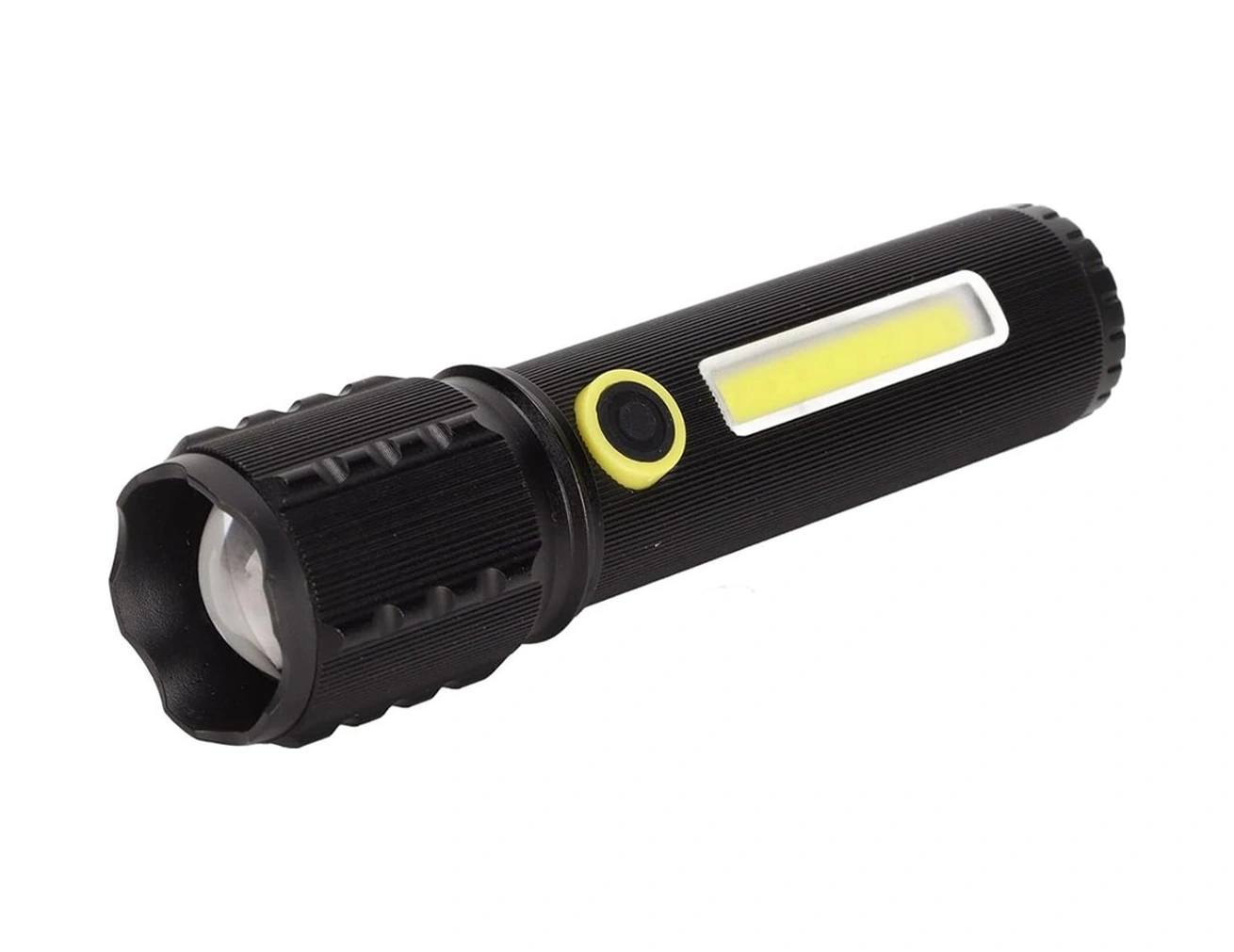Powermaster Jf-72 Zoomlu Metal Kasa Profesyonel El Feneri Kırmızı - Siyah