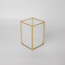Linens Laveta 12x12x18 Cm Düzenleyici Gold