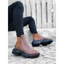 Ba0444 Bağcıksız Rahat Yüksek Taban Taba Erkek Spor Yarım Bilek Bot Çok Renkli